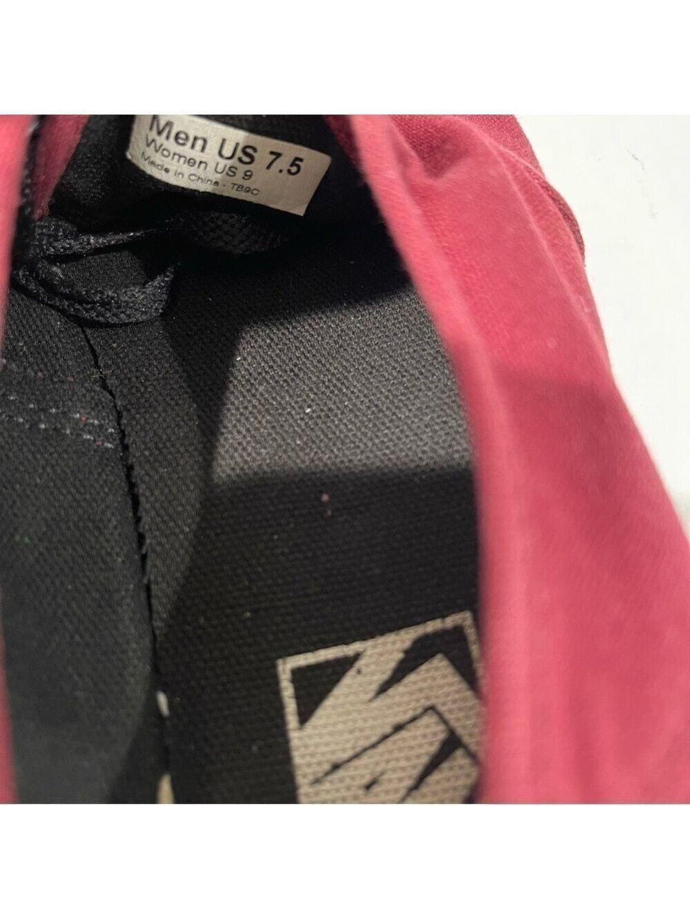 Mens Vans Low Pro Burgundy Shoes Size 7.5 US! - Picture 5 of 9